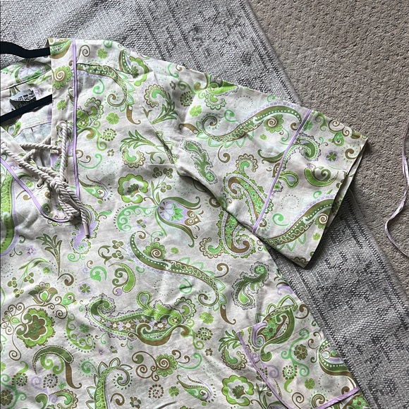 Alemais Green and Cream Paisley Dress - Picture 9 of 11